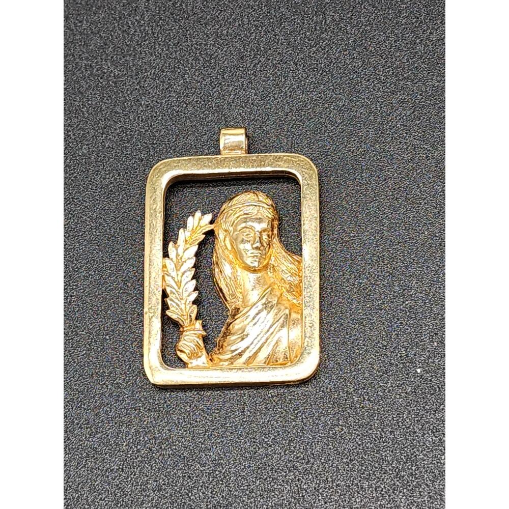 Vintage 1970's Avon "Star Signs" Virgo Pendant, Zodiac Virgo Pendant
